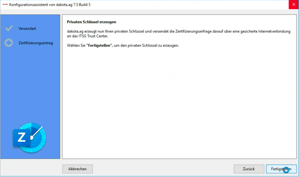 Dakota zertifikat beantragen37