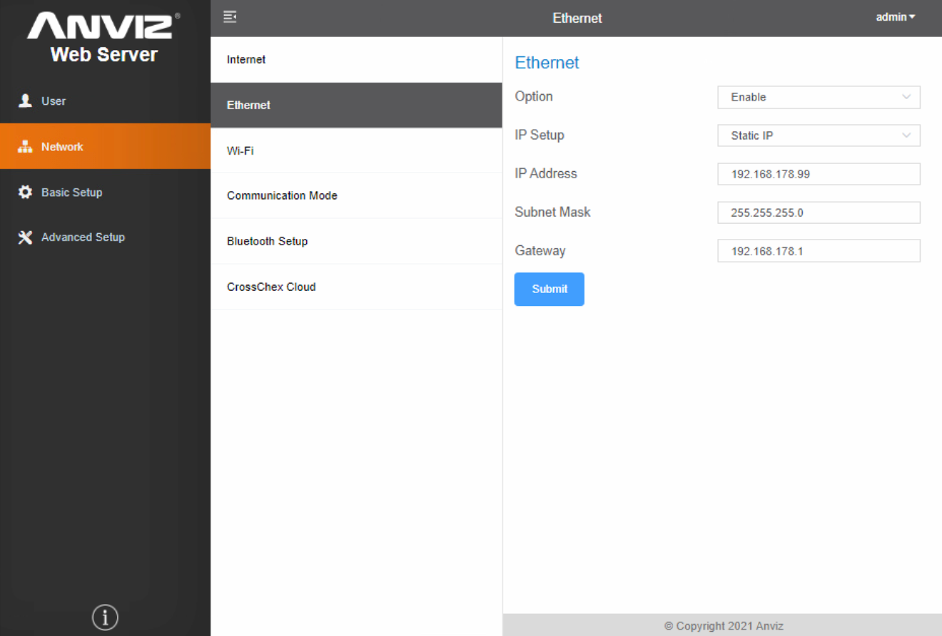 03 AnvizC2 KA EthernetSetup